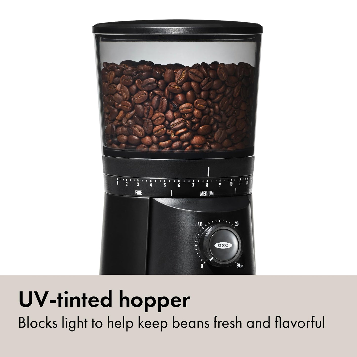OXO Brew Conical Burr Grinder - Matte Black, Automatic Grind