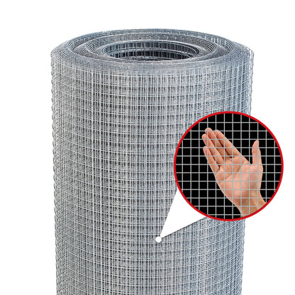 SANZEUS Hardware Cloth 1/2" 48"x100' 19 Gauge Chicken Wire