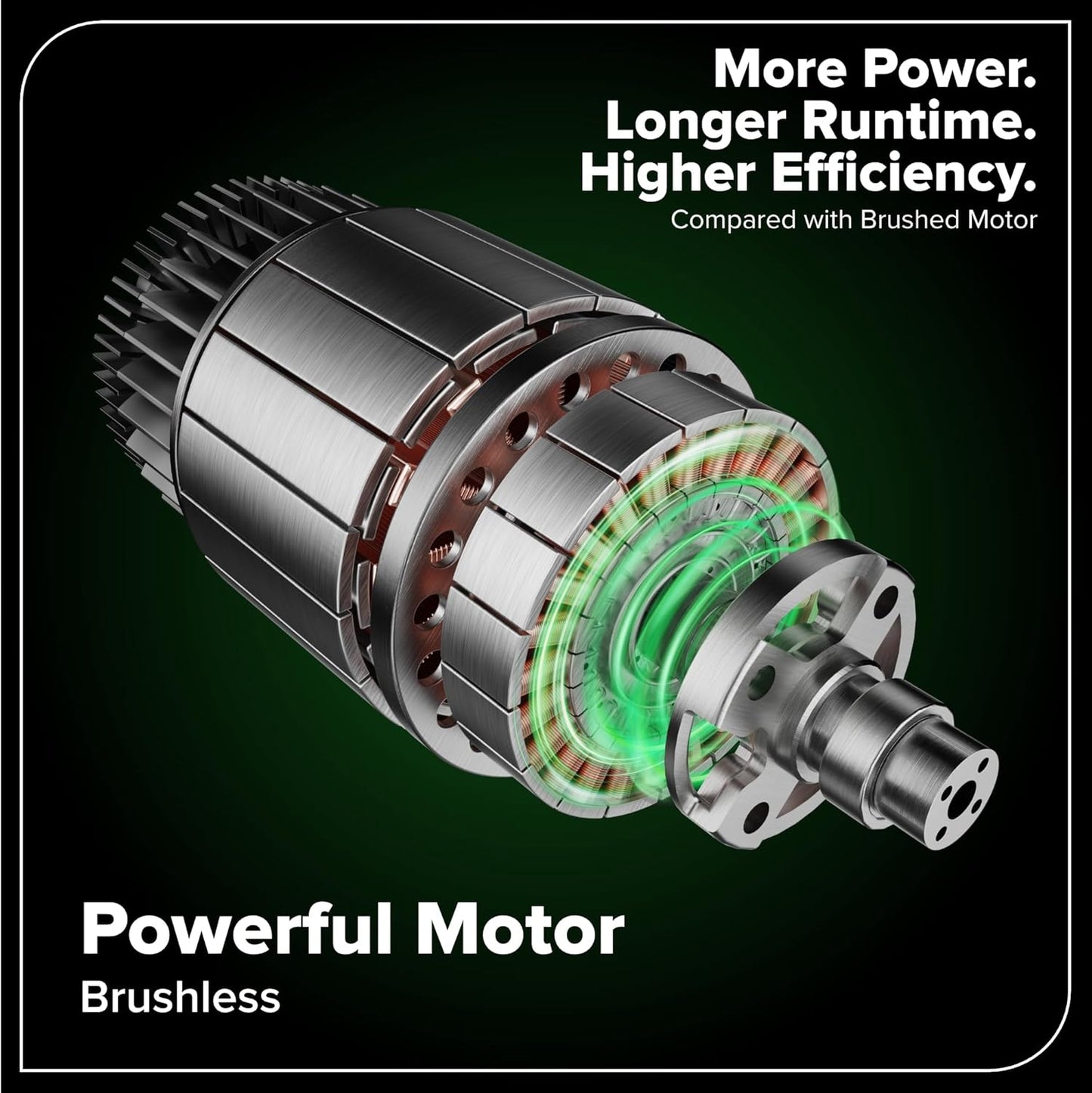 Greenworks 60V 21" Brushless (Push) Cordless Lawn Mower, 5.0Ah Battery (1/2 Acre, Rapid Charger, 4-in-1, LED Lights, IPX4)
