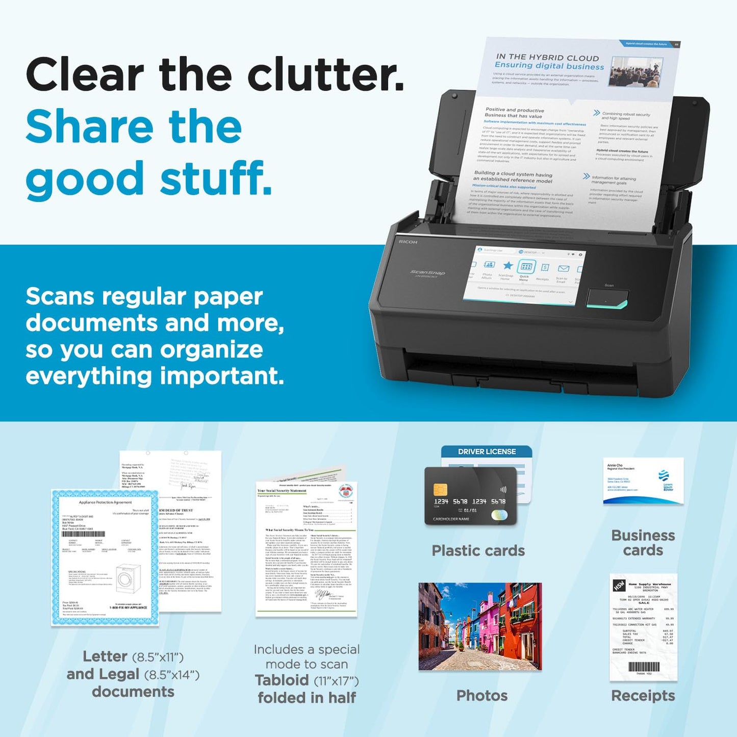 SCANSNAP iX2500 High-Speed Wireless Document & Photo Scanner