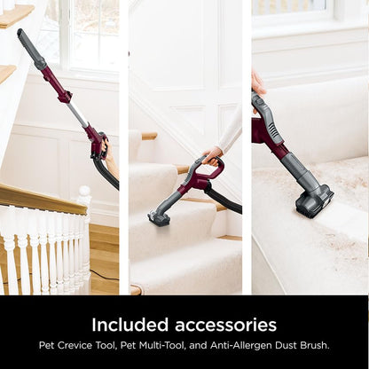 SHARK DETECT Lift-Away Corded Vacuum with Self-Cleaning Brushroll