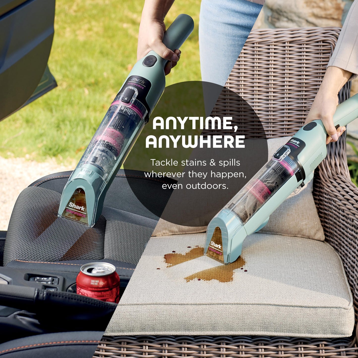 SHARK StainForce Cordless Portable Spot & Odor Remover
