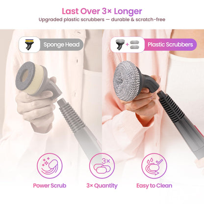 SCHENLEY 19-in-1 Steam Mop with Detachable Handheld Steamer