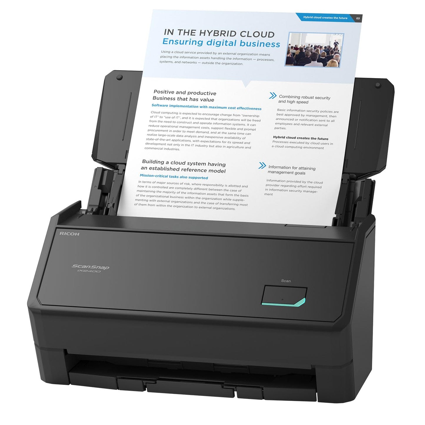 SCANSNAP iX2400 High-Speed One-Touch Color Scanner