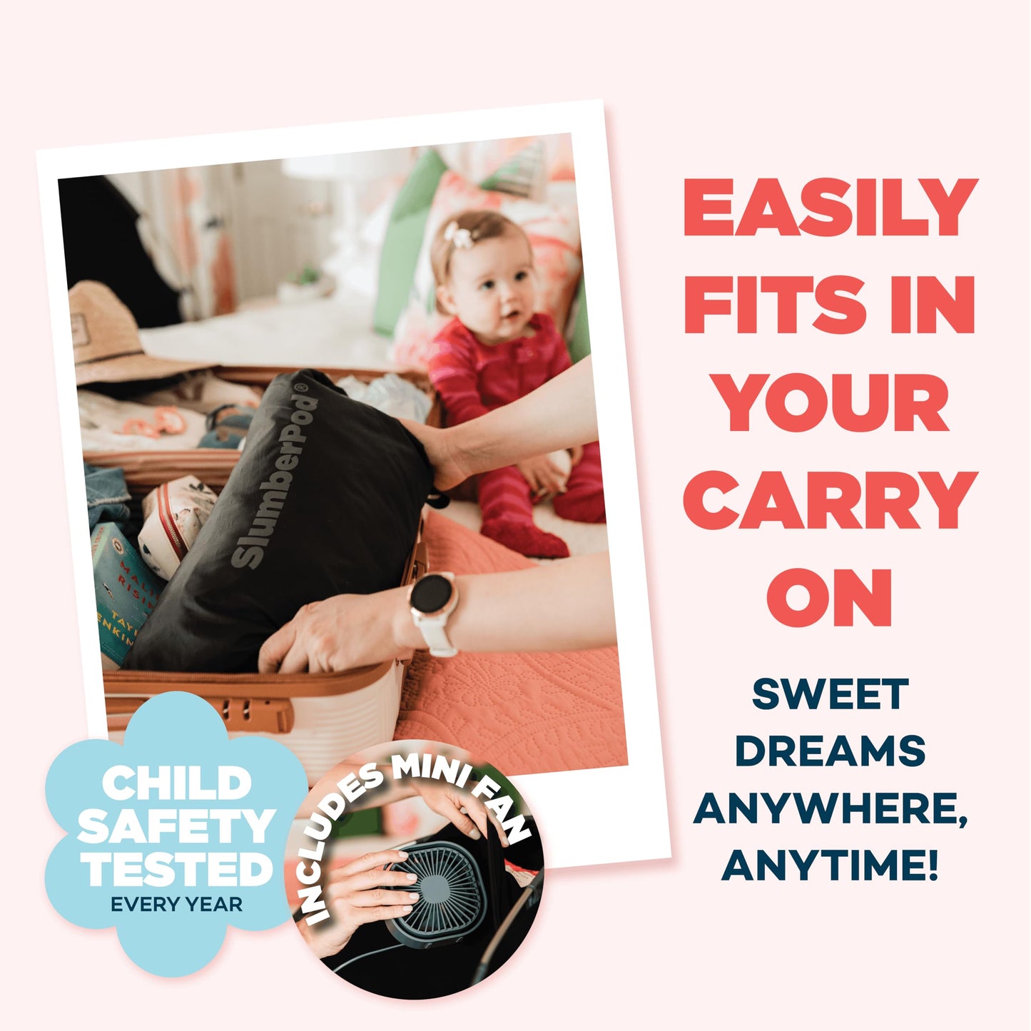 SLUMBERPOD Fan Blackout Sleep Tent for Babies and Toddlers