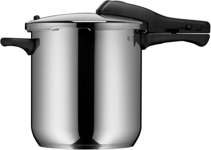 WMF Perfect – Quick Cooker Ø 22 cm Diameter of 8 Litres and a Medium, Cromargan Stainless Steel for Induction