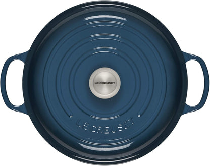 Le Creuset Enameled Cast Iron Signature Braiser, 3.5 qt., Deep Teal