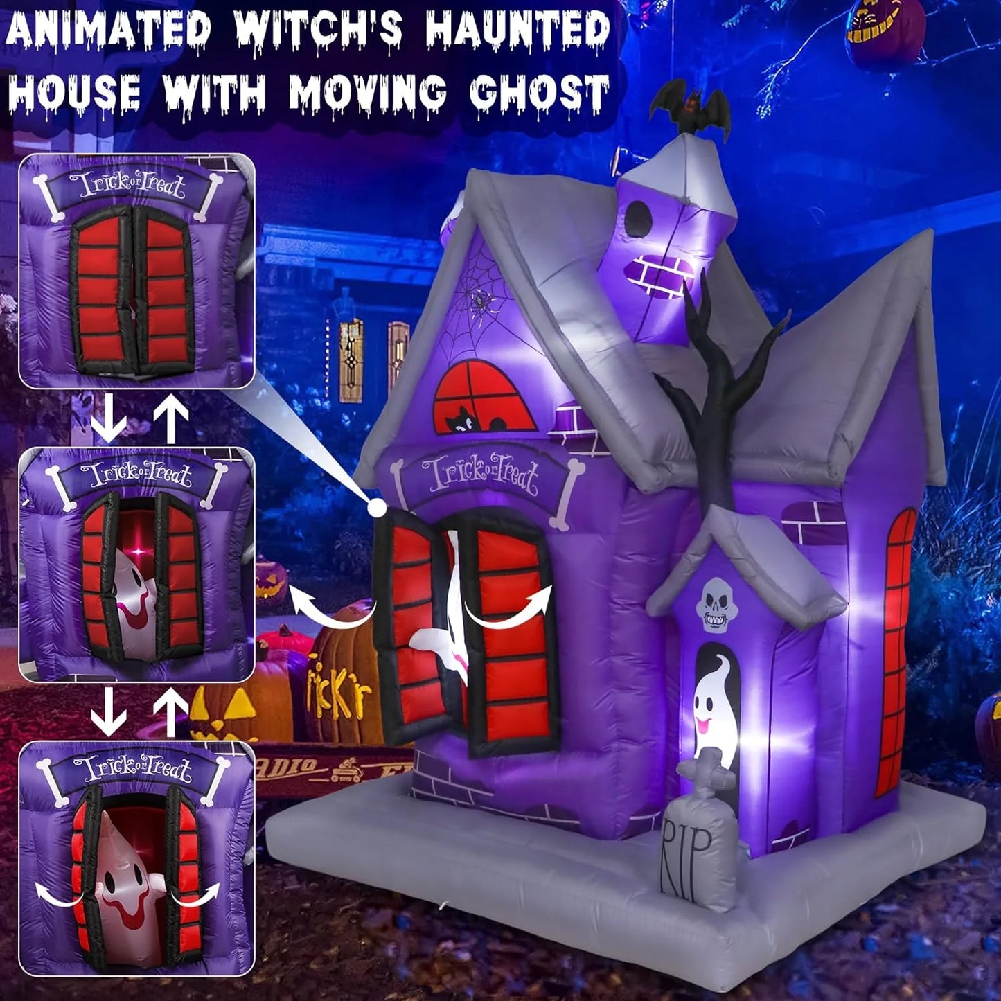 7ft Halloween Inflatable Outdoor Decoration