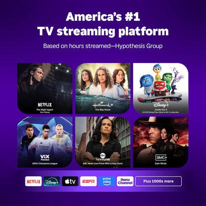 Roku Smart TV – 55-Inch Select Series, 4K HDR TV – Roku TV with Enhanced Voice Remote – Flat Screen LED Television with Wi-Fi for Streaming Live Local News, Sports, Family Entertainment