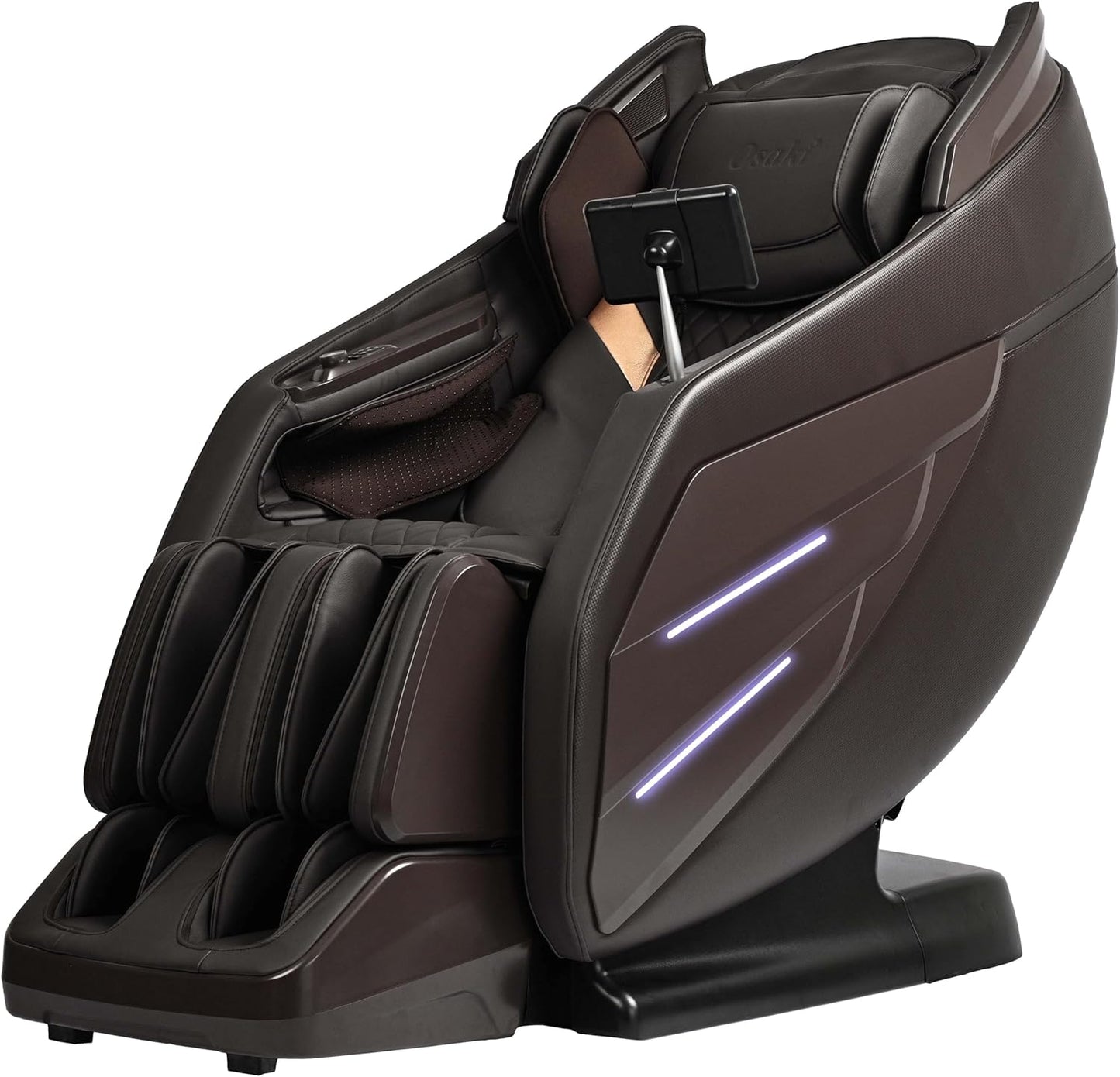 Osaki OS-3D Champ II | Black | Full Body Massage Chair | 3D SL-Track Full Body Massage Chair | Zero Gravity | Lumbar Heating | Touchscreen Controller | Auto Body Scan | Bluetooth Speaker