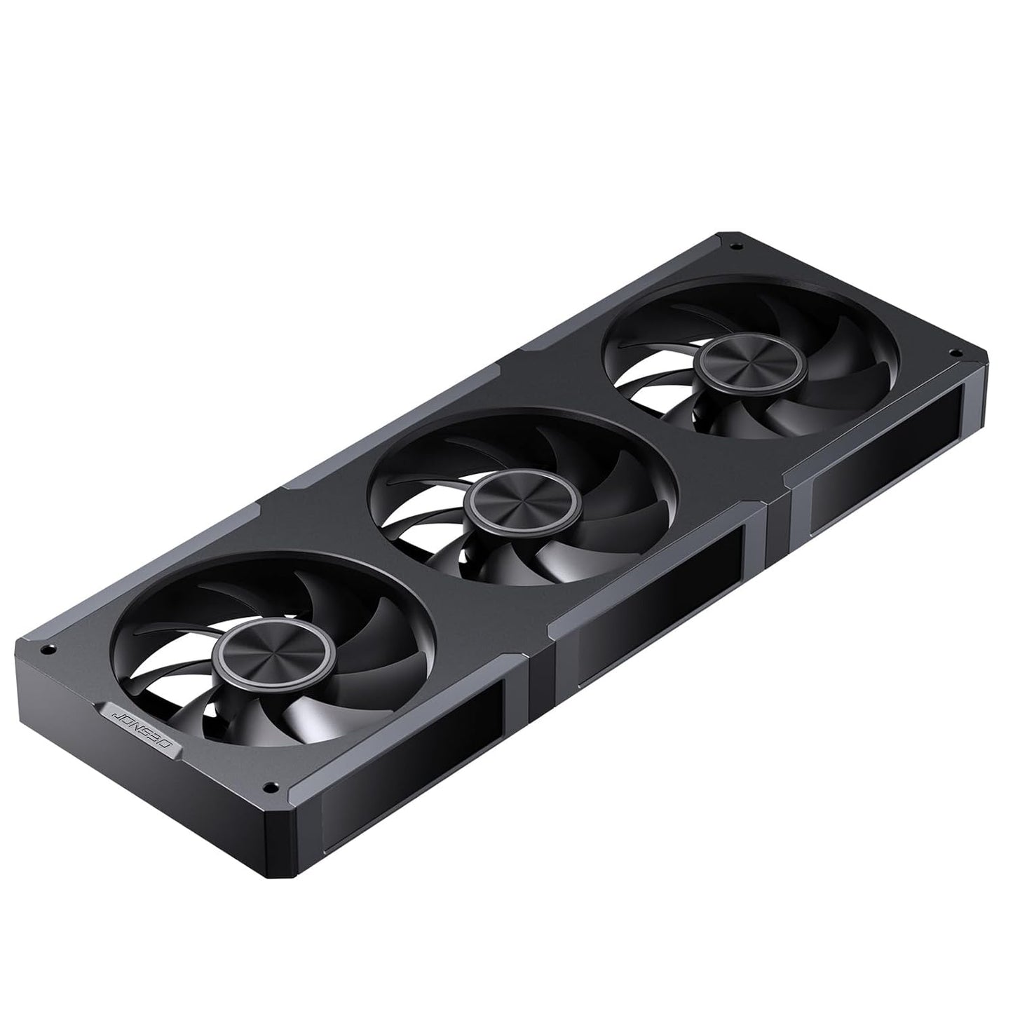 JONSBO ZC-360B 3.38"x3 Screen PC Fan,3 Magnetic 3.38 LCD Screen Control Software,Integrated Link Fan,Customize Display Patterns,Data,Video Upload and Playback,Screen Set Freely,Dual Ball Bearing,Black