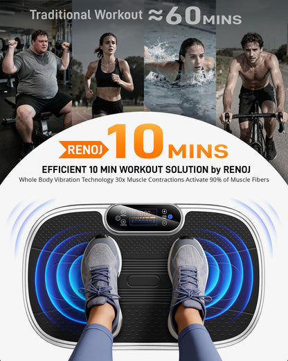 RENOJ Vibration Plate Exercise Machine for Weight Loss