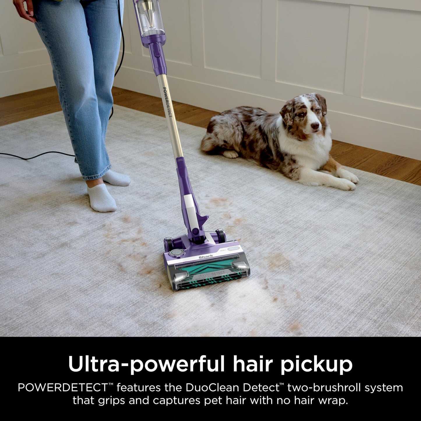 SHARK POWERDETECT Ultra-Light Corded Stick Vacuum HZ4002