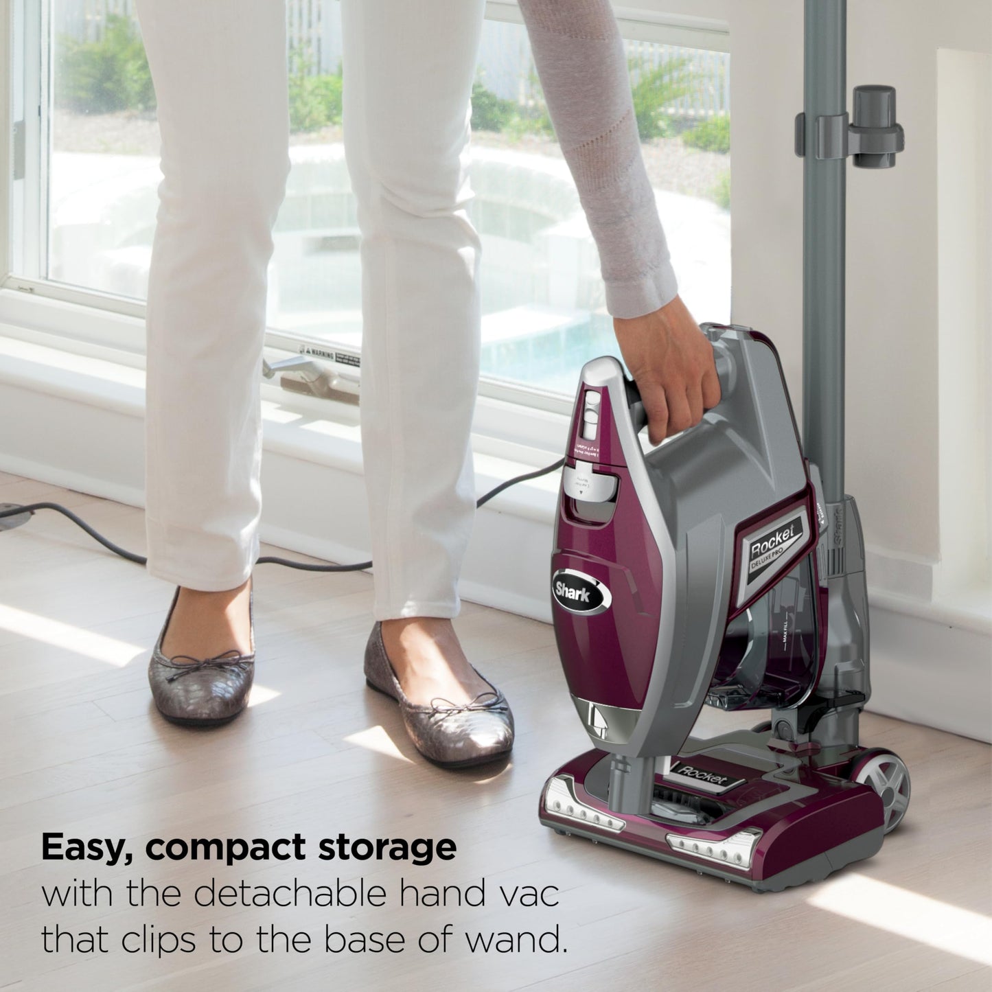 SHARK HV322 Rocket Pet Plus Vacuum with LED Headlights