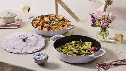 Le Creuset Signature Enameled Cast Iron Petal Braiser, 2.25qt., Shell Pink