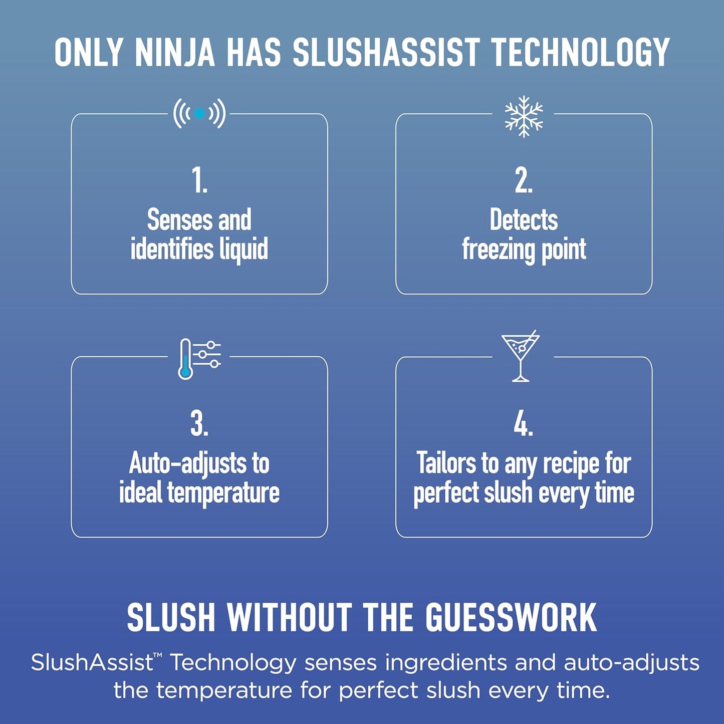Ninja SLUSHi Max XXL Smart Frozen Drink Maker, Top Performance, Smart Technology, Party-Size 150 Oz Capacity, No Ice Needed, 6 Programs, Ideal Temp, Texture up to 12 Hours, Peach, FS605