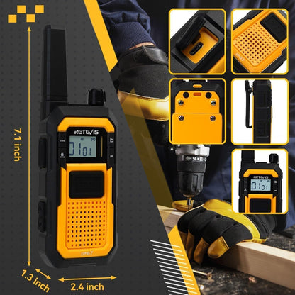 RETEVIS RB48 FRS Walkie Talkies - Long Range & Waterproof