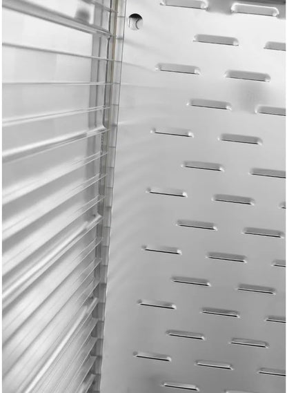 Kratos Full Size Commercial Non-Insulated Holding and Proofing Cabinet, Holds 36 Full Size Sheet Pans, Mobile, Clear Door, 120V, 1440W (28W-152)