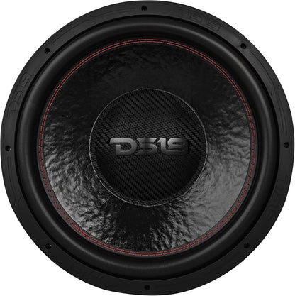 DS18 EXL-TR15.4D 15" Subwoofer Triple Stack with Reinforced Cone with Epoxy Coating for Enhanced Audio Performance, 2500 Watts RMS 4" Dvc 4-Ohm, Pro Audio SPL Car Subwoofer