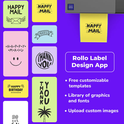 ROLLO USB Shipping Label Printer - 4x6 Thermal Label Maker