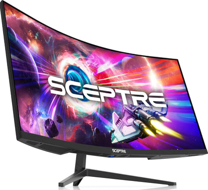 SCEPTRE 34-Inch Curved Ultrawide WQHD Monitor, 180Hz