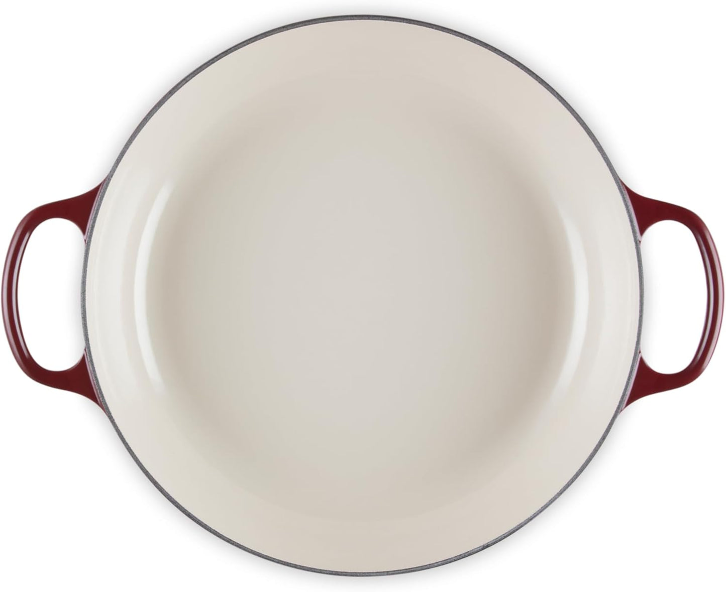 Le Creuset Enameled Cast Iron Signature Braiser, 3.5 qt., Garnet