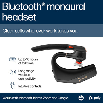 POLY Voyager Legend 50 UC Bluetooth Headset with Case