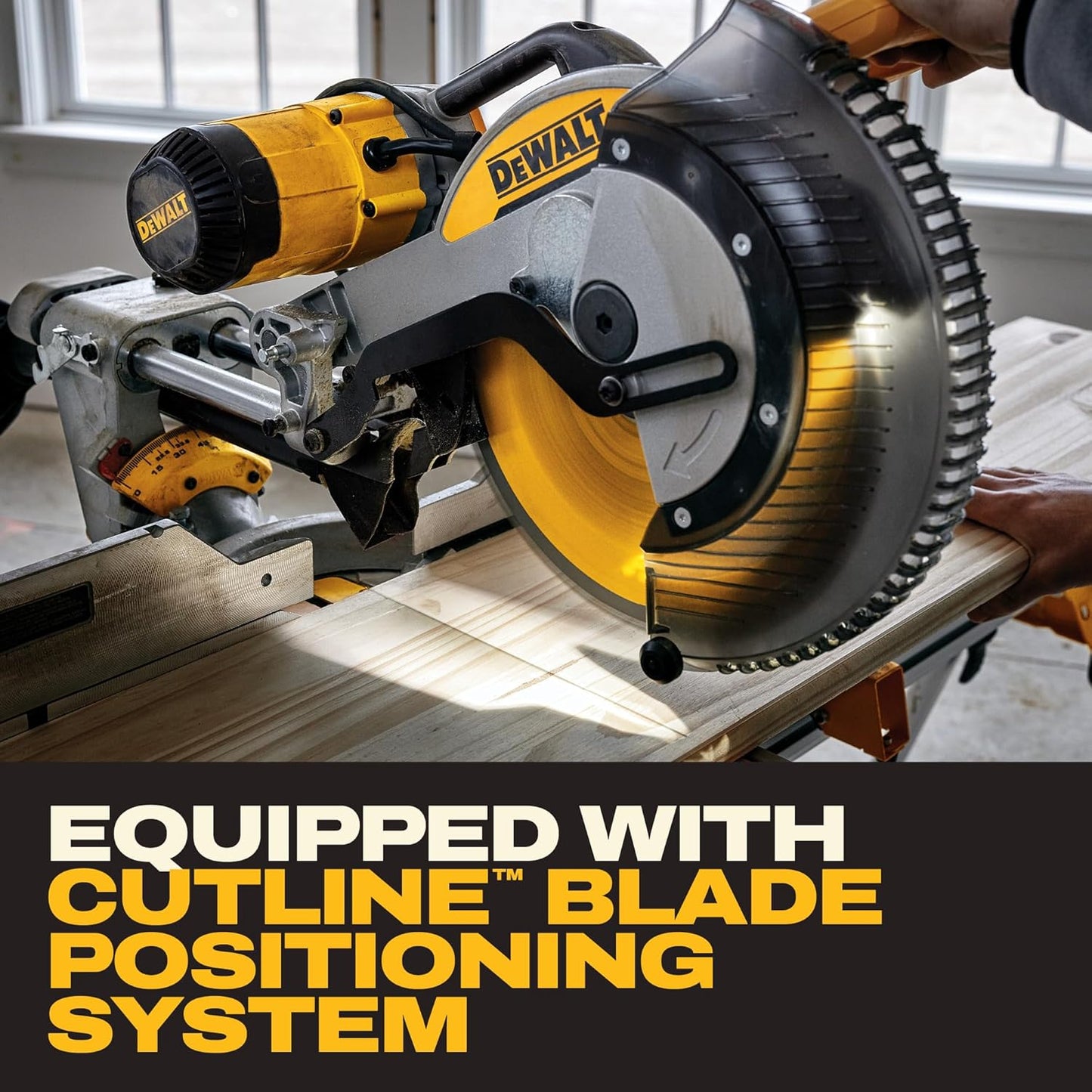 DEWALT Miter Saw, 12-inch Double Bevel Sliding Compound Miter Saw with XPS LED Shadow Light System, Includes Blade Wrench, Material Clamp and Dust Bag (DWS780)