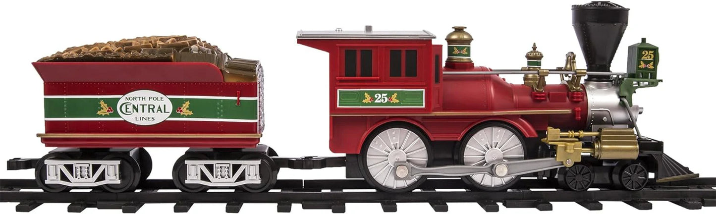 Arctic Central Battery Powered Train Set with Remote Control + Inner Track Expansion Pack