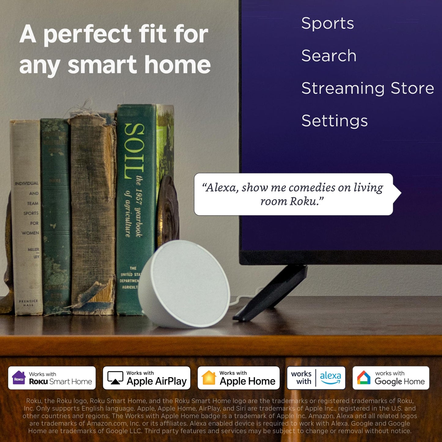 ROKU 50-Inch 4K HDR Smart LED TV with Wi-Fi Streaming