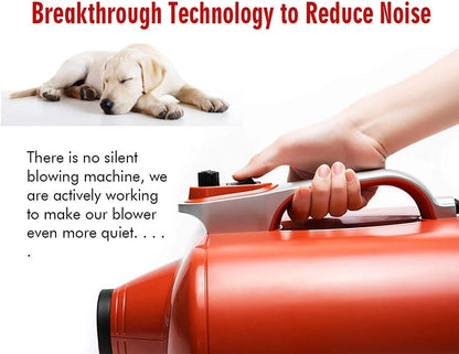 shernbao High Velocity Professional Dog Pet Grooming Hair Drying Force Dryer Blower 6.0HP (DHD-2400F)