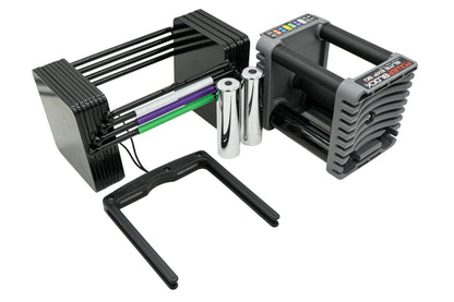 POWERBLOCK Elite EXP Adjustable Dumbbells - 5-50 lb Pair