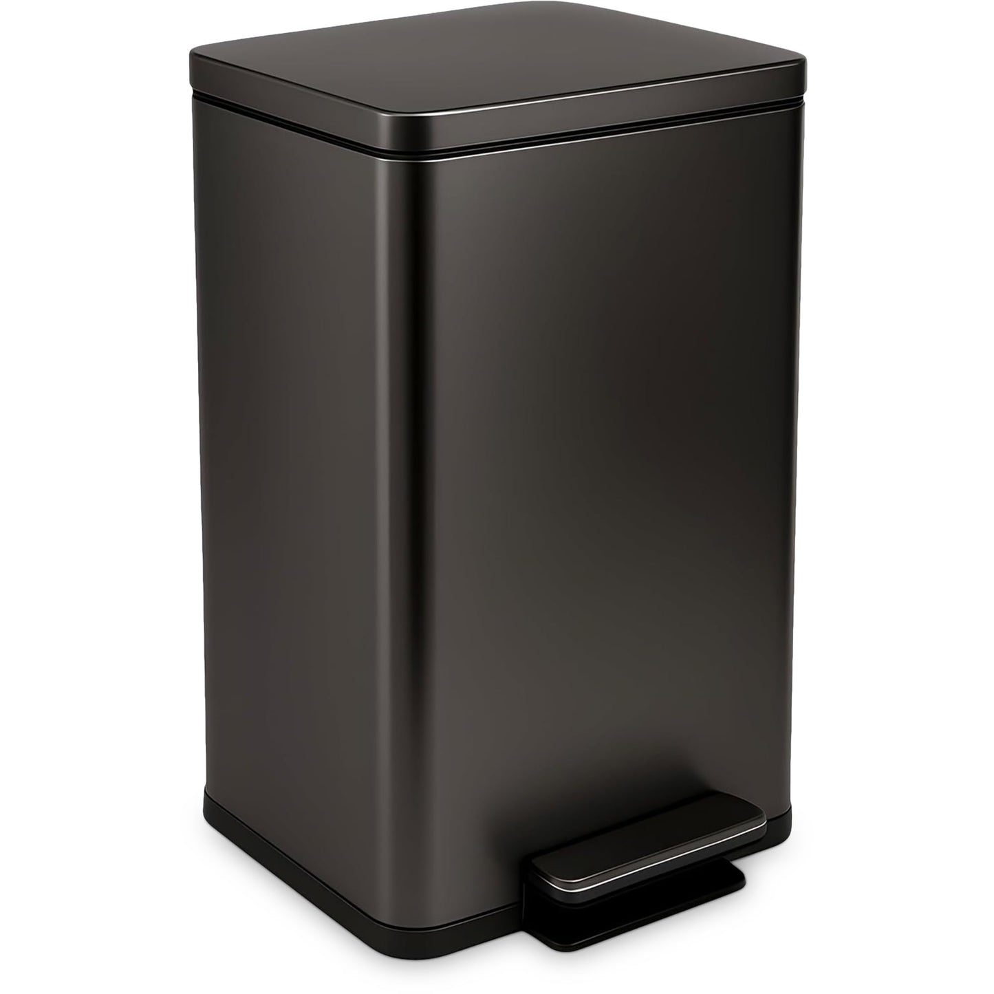 SIMPLI-MAGIC 13.2 Gallon Step Trash Can - Odor Control, Hands-Free