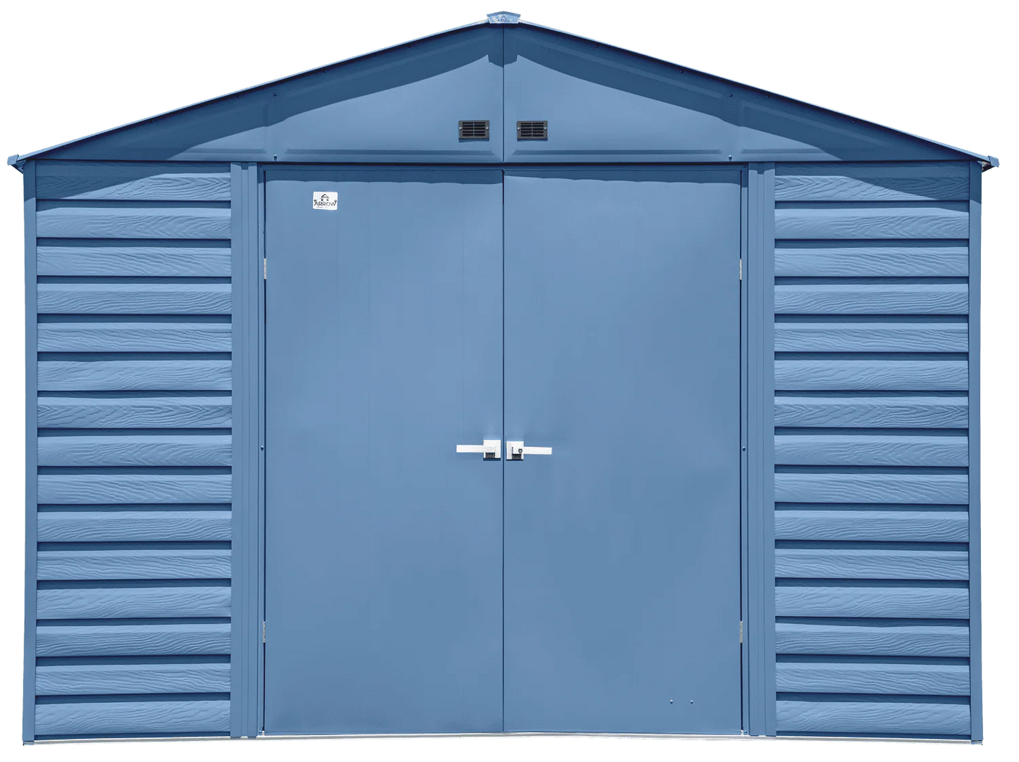 Arrow Select Steel Storage Shed, 10x14, Blue Grey