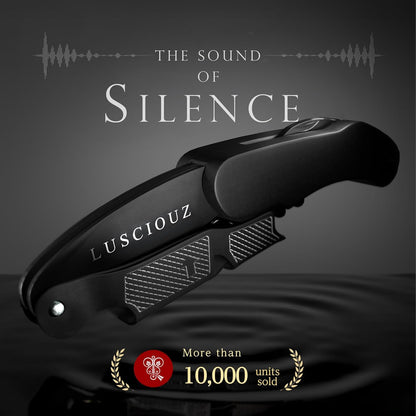 LUSCIOUZ Zero Resistance THE HELIX Corkscrew Silent Wine Bottle Opener Waiters Corkscrew Wine Key