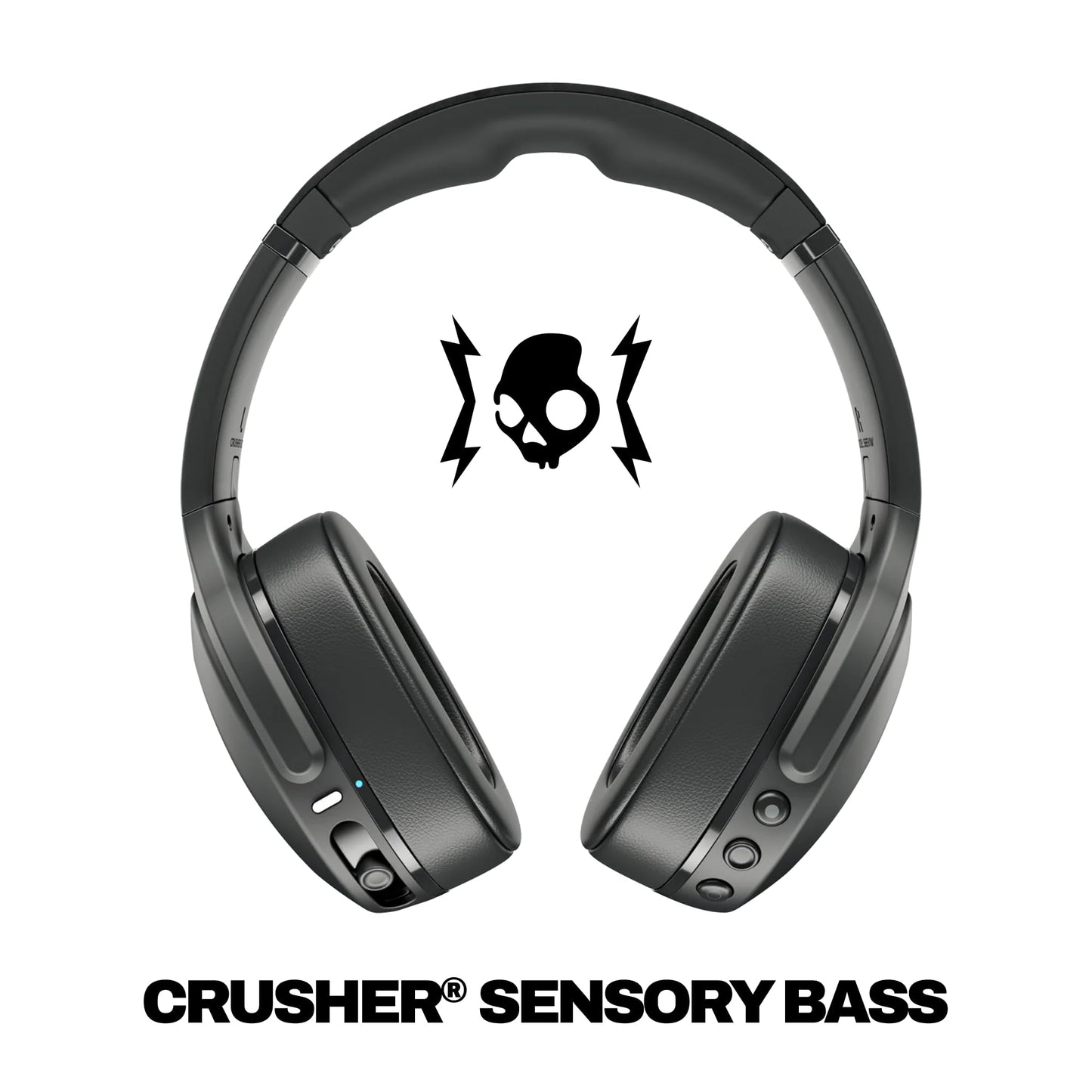 SKULLCANDY Crusher Evo Wireless Bluetooth Headphones - True Black