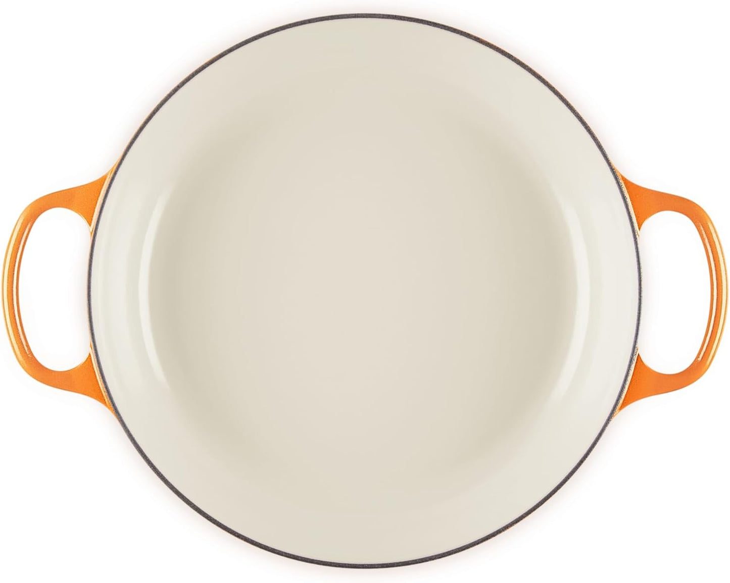 Le Creuset Enameled Cast Iron Signature Braiser 3.5 qt., Flamme Doree with Crucible Knob