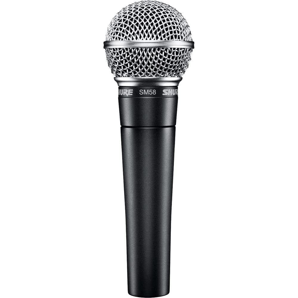 SHURE SM58-LC Dynamic Vocal Microphone - Professional XLR Mic