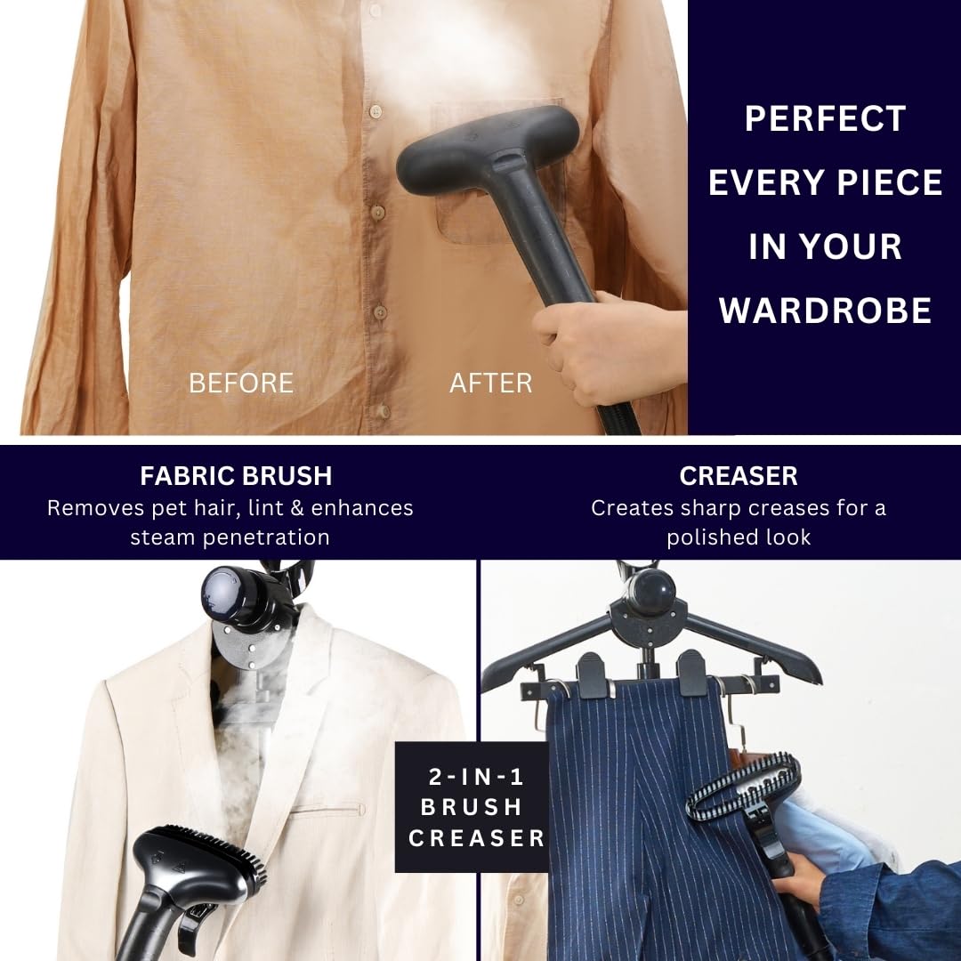 SALAV Heavy Duty Full-Size Garment Steamer 1800W
