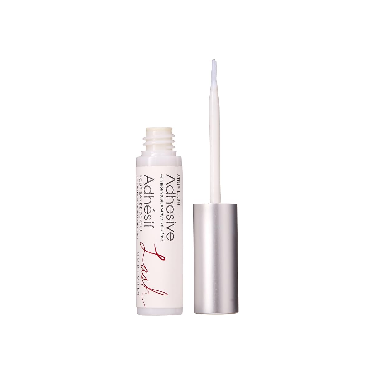 Kiss Lash Couture, Lash Glue, Super Strong Strip Lash Adhesive, White, Includes Lash Adhesive, Long Lasting Wear, Can Be Used with Strip Lashes and Lash Clusters