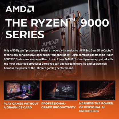 Skytech Gaming King 95 Desktop PC, Ryzen 7 9800X3D 4.7 GHz (5.2 GHz), NVIDIA RTX 5070 Ti 16GB, 1TB Gen4 NVMe SSD, 32GB DDR5 RAM 5600 RGB, 850W Gold ATX 3 PSU, 360mm ARGB AIO, Wi-Fi, Win 11