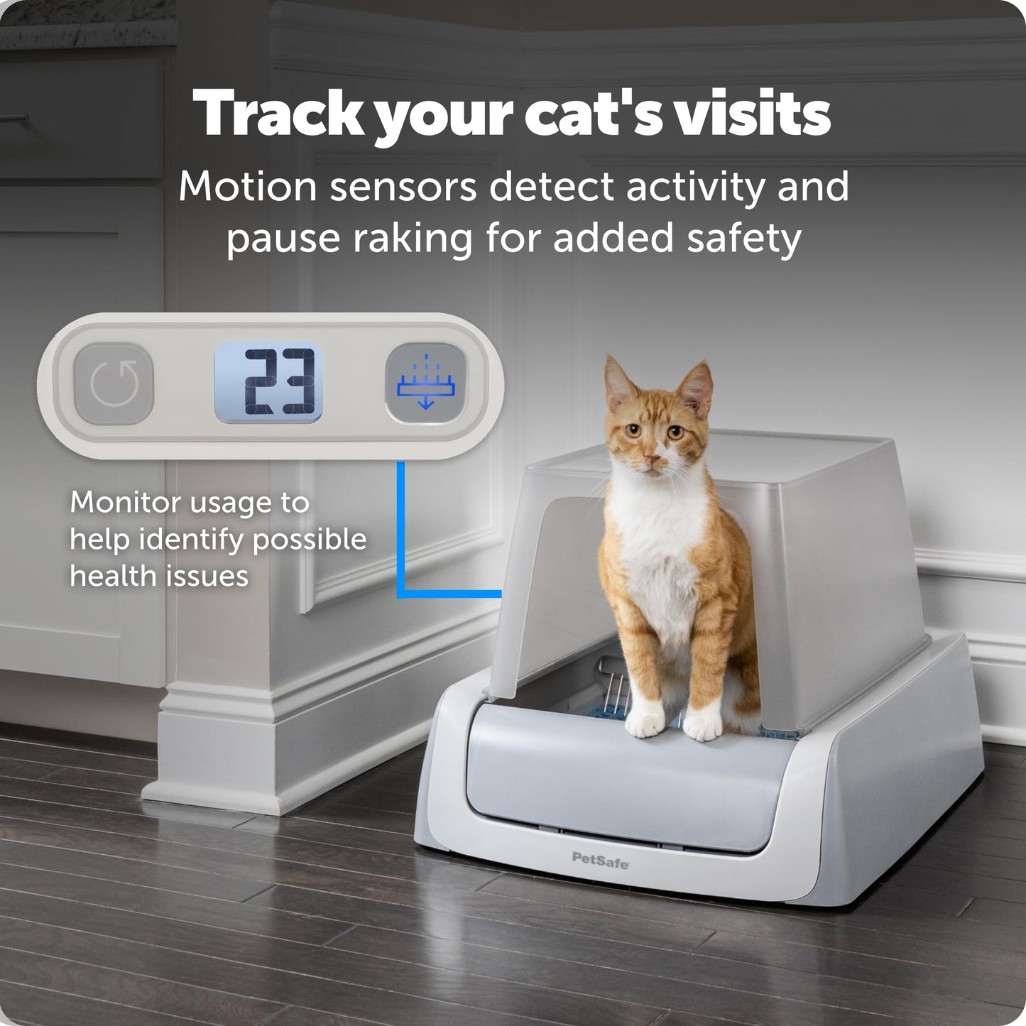 PETSAFE Legacy ScoopFree Crystal Pro Self-Cleaning Cat Litter Box