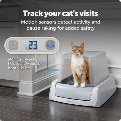 PETSAFE Legacy ScoopFree Crystal Pro Self-Cleaning Cat Litter Box
