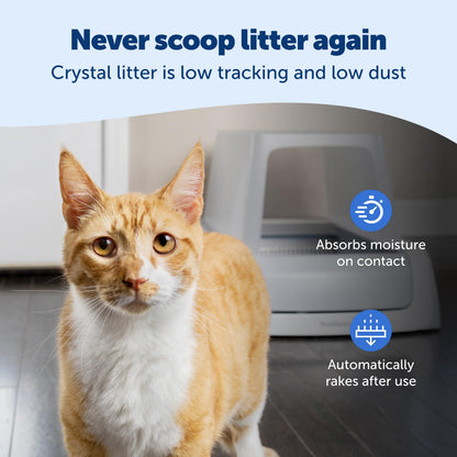 PETSAFE Legacy ScoopFree Crystal Pro Self-Cleaning Cat Litter Box