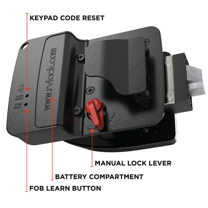 RVLOCK V4 Premium Metal RV Door Lock with Keypad & Remote