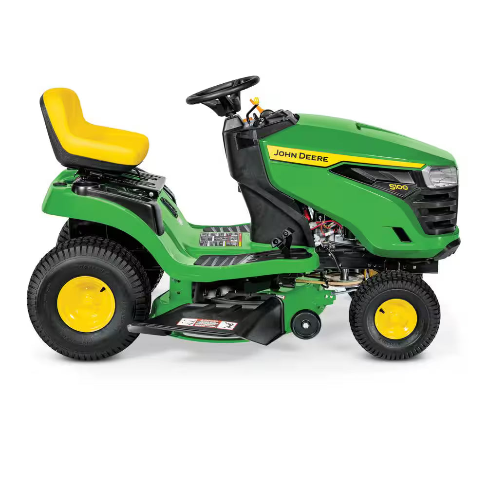 John Deere S100 42-in Riding Lawn Mower – 17.5-HP Gas Hydrostatic Drive