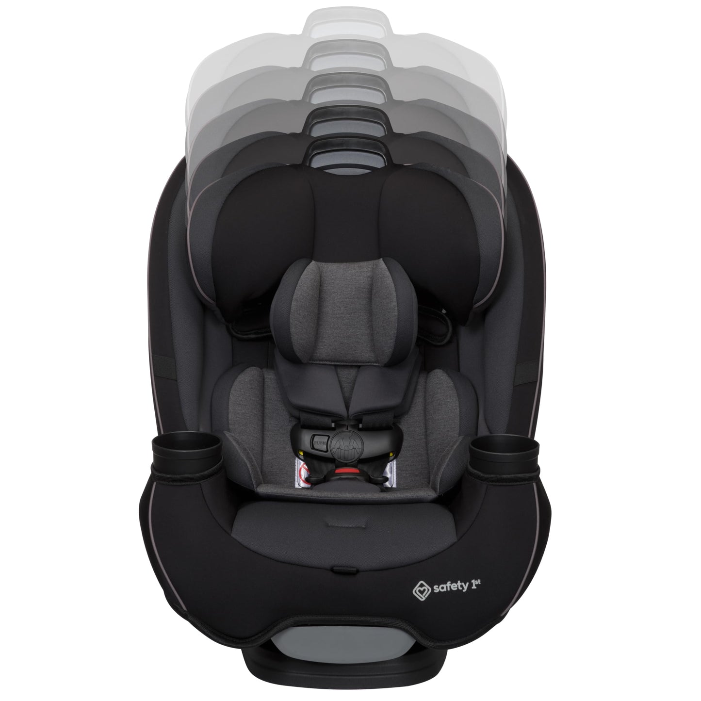 SAFETY 1ST Grow and Go Slim Convertible Car Seat, Black Phantom