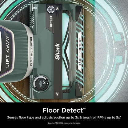 Shark Detect Pro Lift-Away ADV Bagless Upright Vacuum with DuoClean Detect, HEPA Filter, Anti-Allergen, Powerful Suction, and Odor Neutralizer Technology, Evergreen, LA802