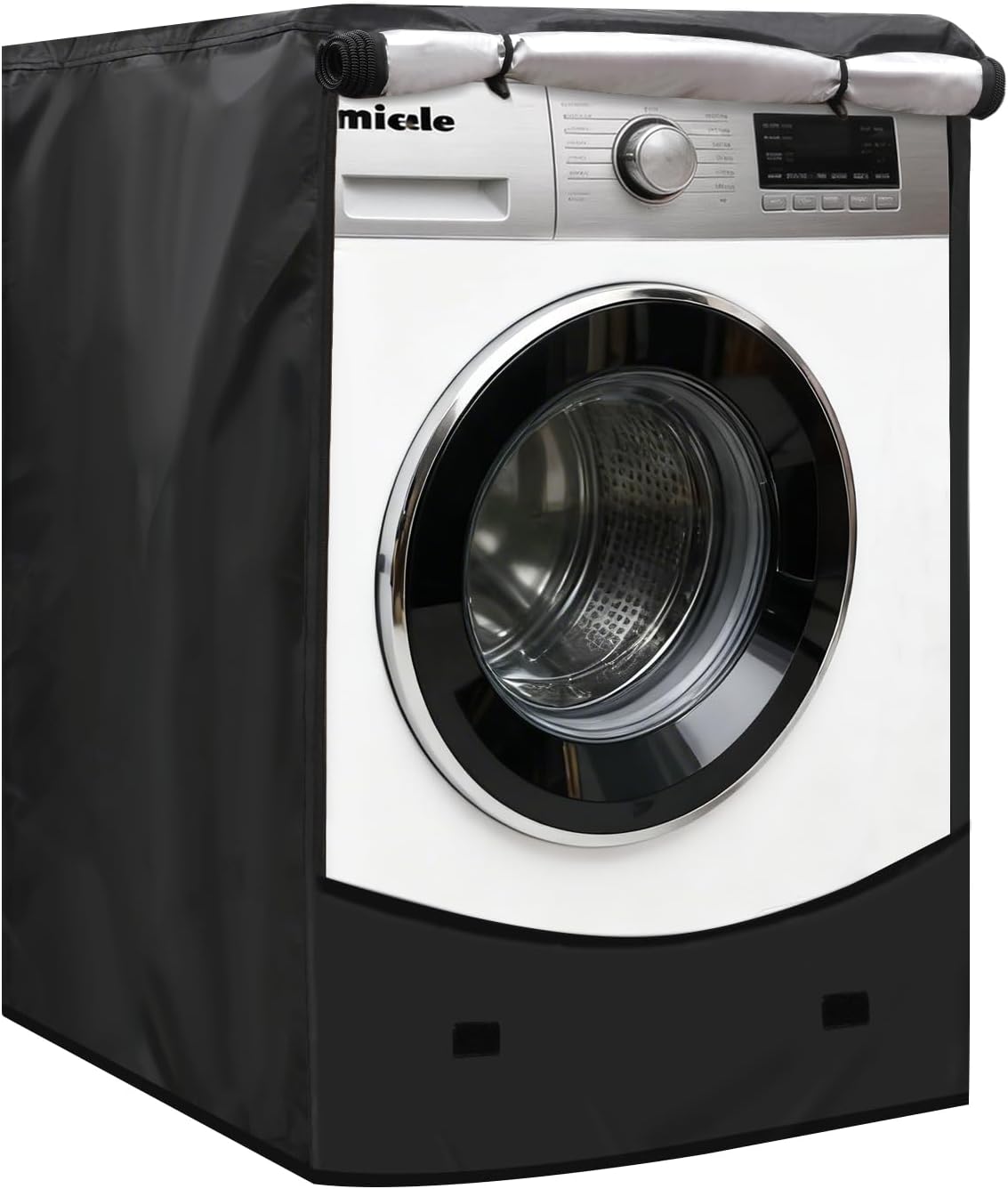 Washing Machine Cover - Heavy Duty Thick Oxford Fabric, Outdoor Waterproof/Dustproof/Anti-UV, Fits Most Front-Load Washer/Dryer, 33"D x 29"W x 39"H-2Pcs