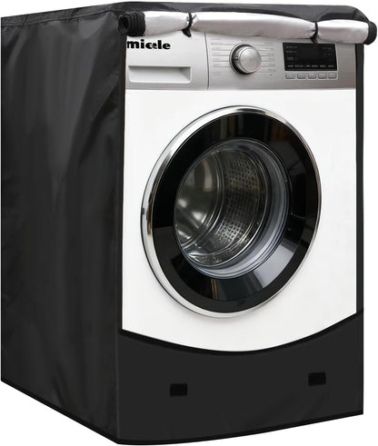 Washing Machine Cover - Heavy Duty Thick Oxford Fabric, Outdoor Waterproof/Dustproof/Anti-UV, Fits Most Front-Load Washer/Dryer, 33"D x 29"W x 39"H-2Pcs